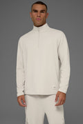 Double Take Long Sleeve 1/4 Zip - Bone — photo 3