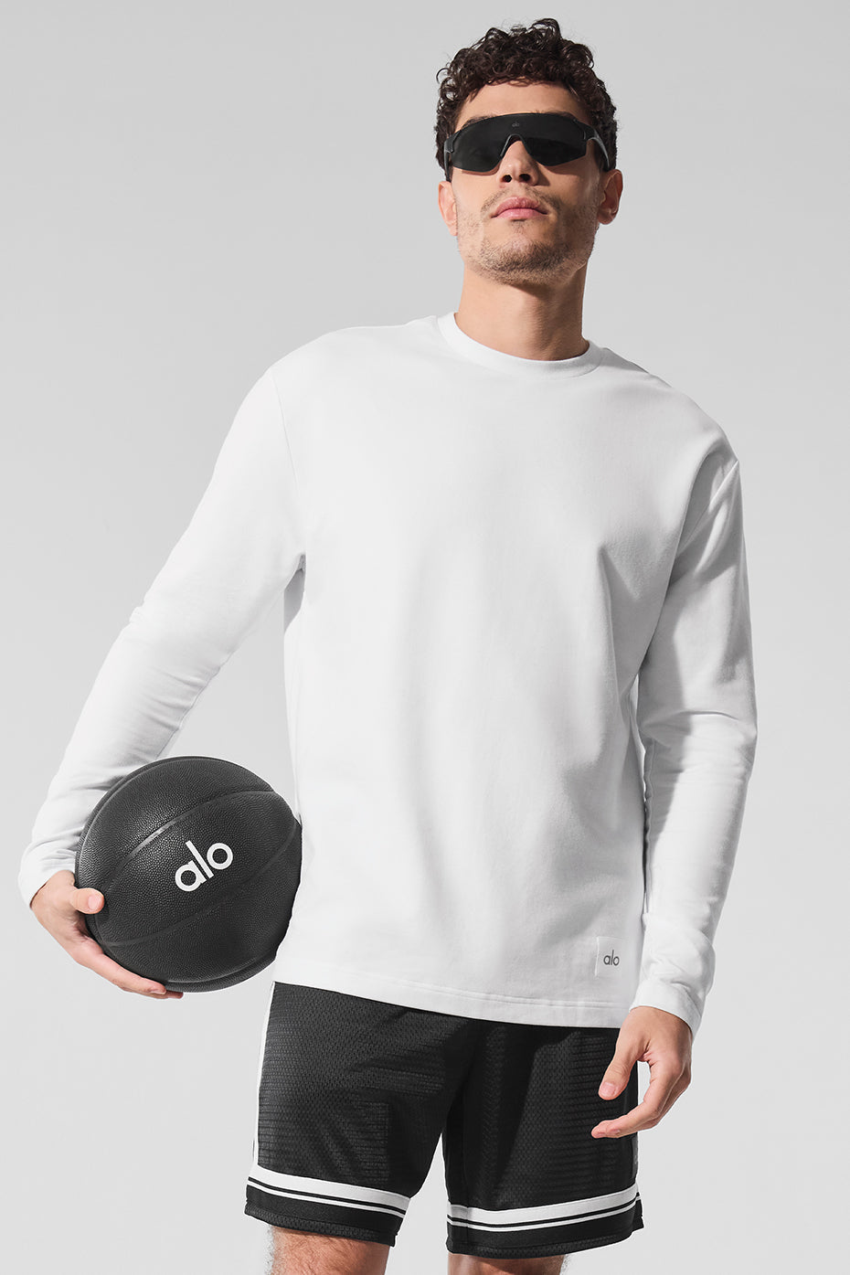 Double Take Long Sleeve Crew - White — photo 4