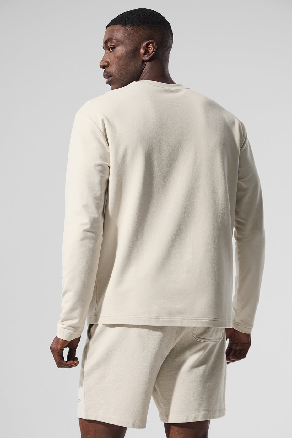Double Take Long Sleeve Crew - Bone — photo 4