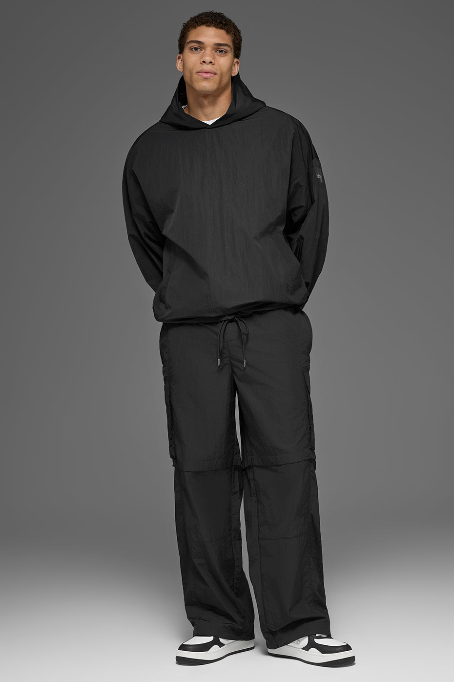 Axis Hooded Pullover - Black — photo 4