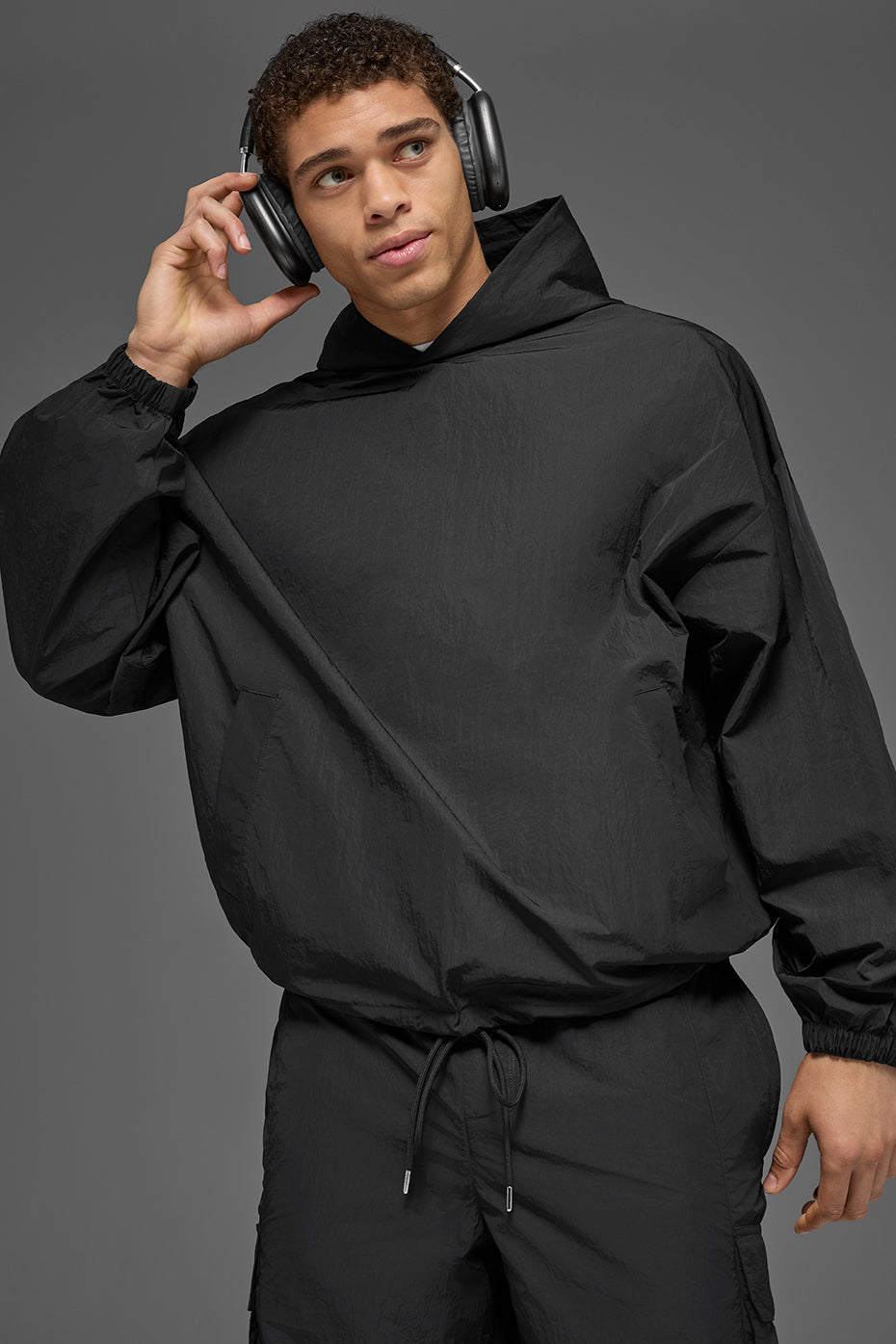 Axis Hooded Pullover - Black — photo 1