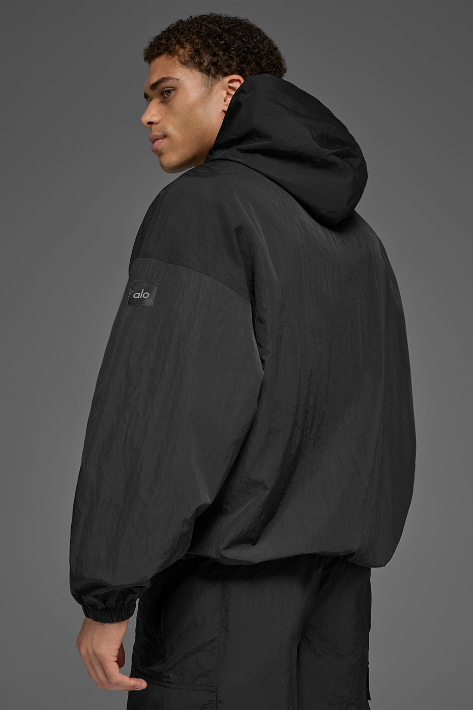 Axis Hooded Pullover - Black — photo 3