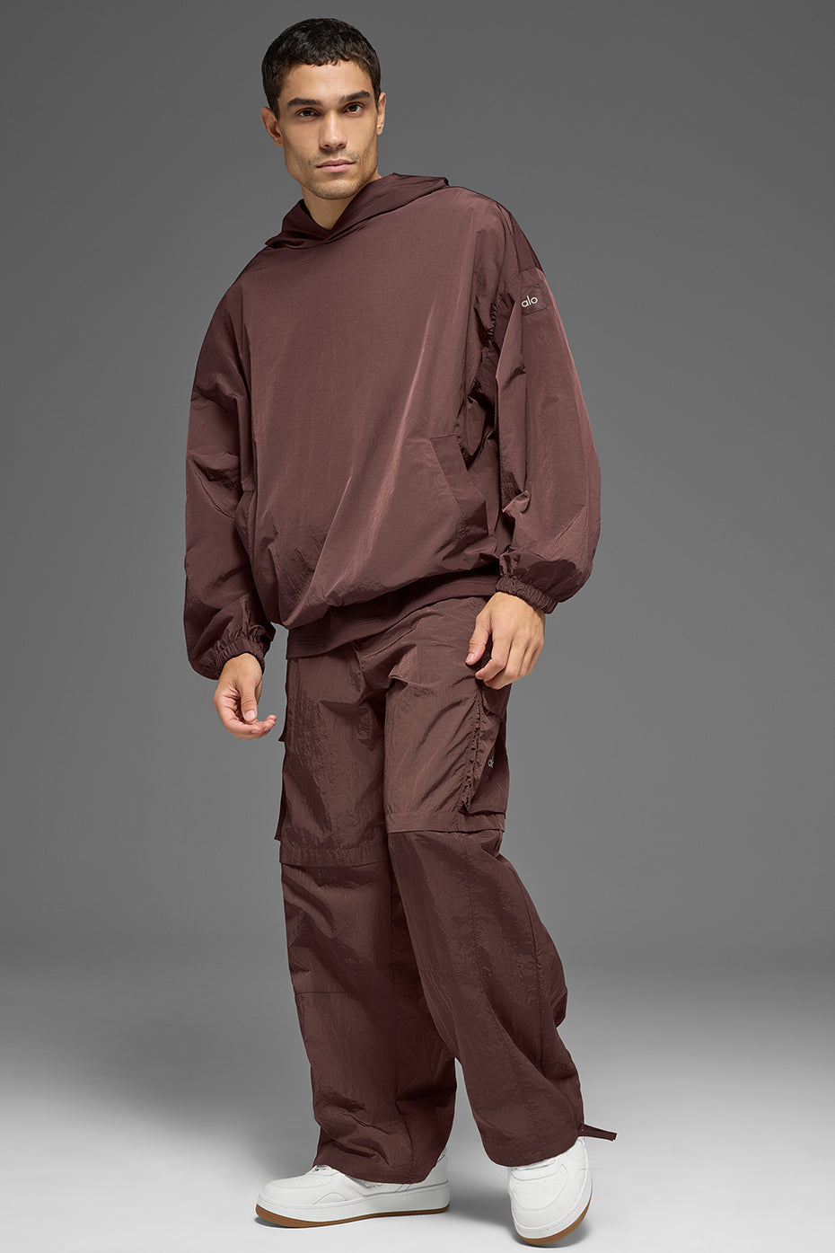 Axis Hooded Pullover - Brownstone — photo 4