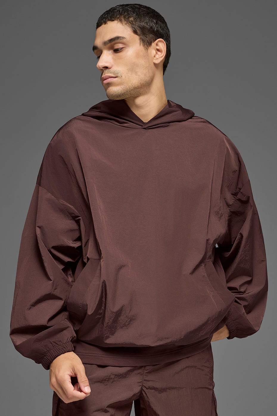 Axis Hooded Pullover - Brownstone — photo 1