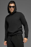 Waffle Lounge Hoodie - Black — photo 1