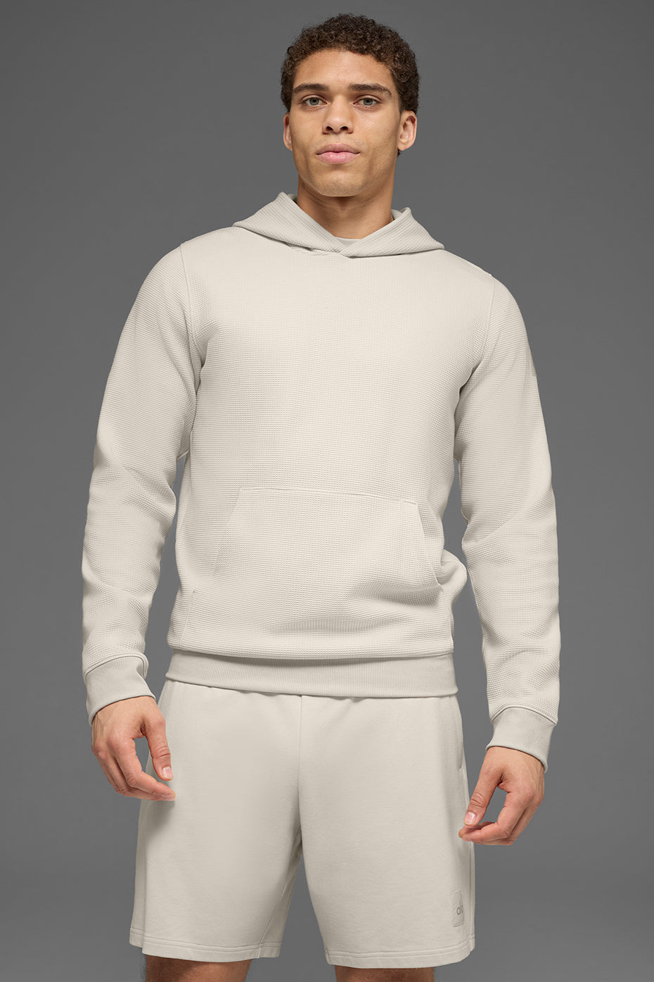 Waffle Lounge Hoodie - Bone — photo 3