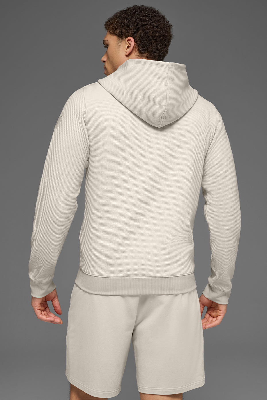 Waffle Lounge Hoodie - Bone — photo 4