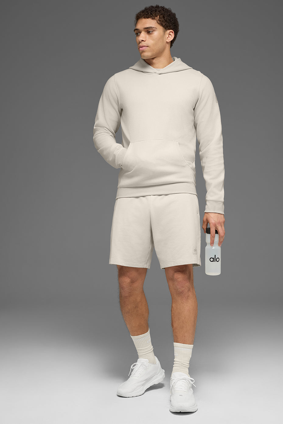 Waffle Lounge Hoodie - Bone — photo 5