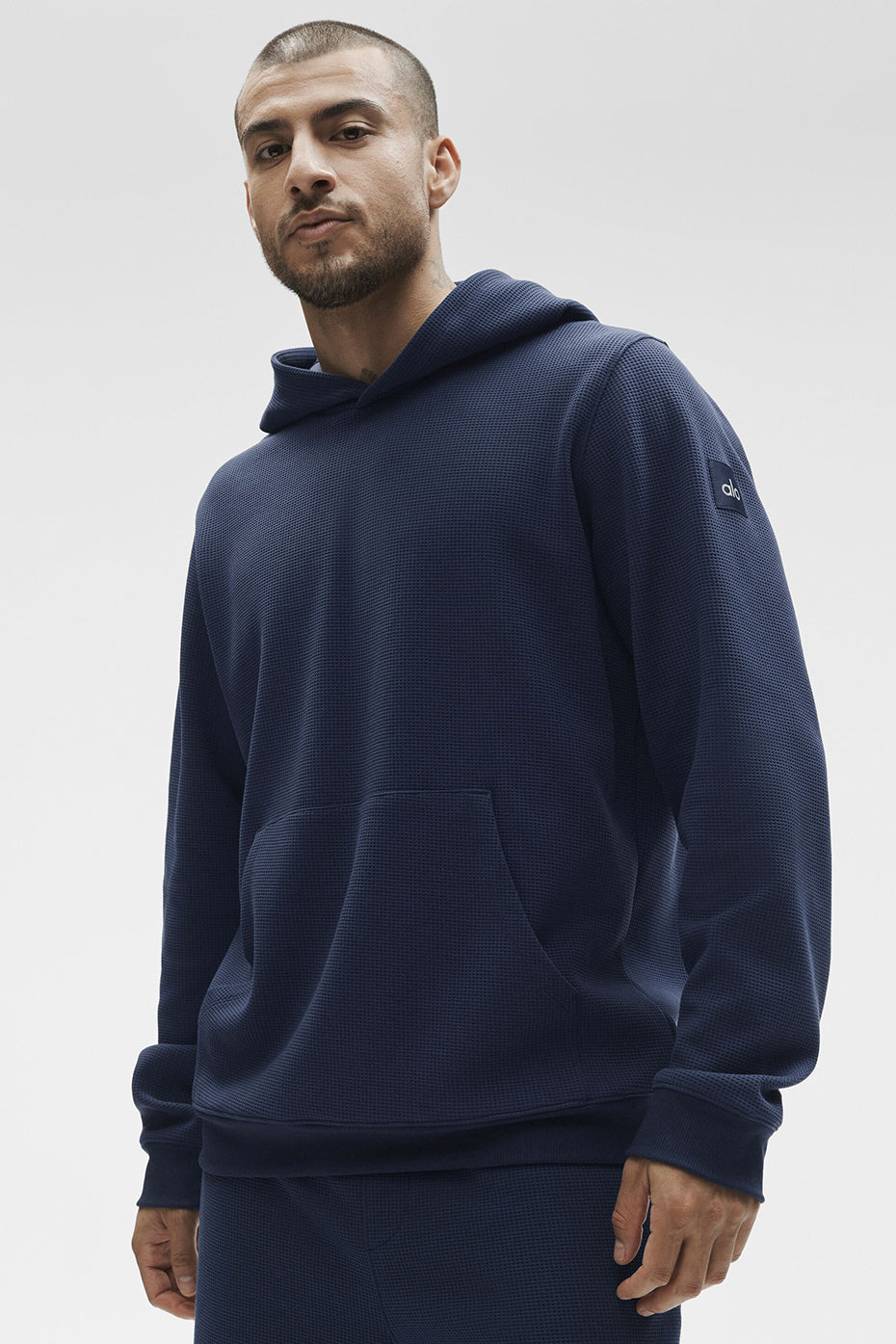 Waffle Lounge Hoodie - Navy — photo 3