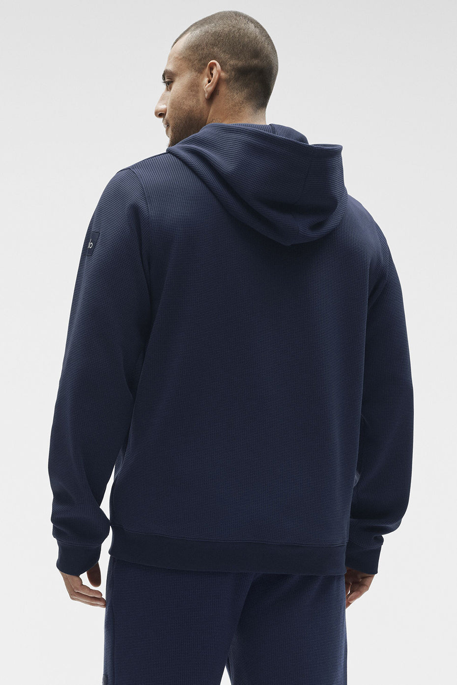 Waffle Lounge Hoodie - Navy — photo 4