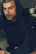 Waffle Lounge Hoodie - Navy — photo 1