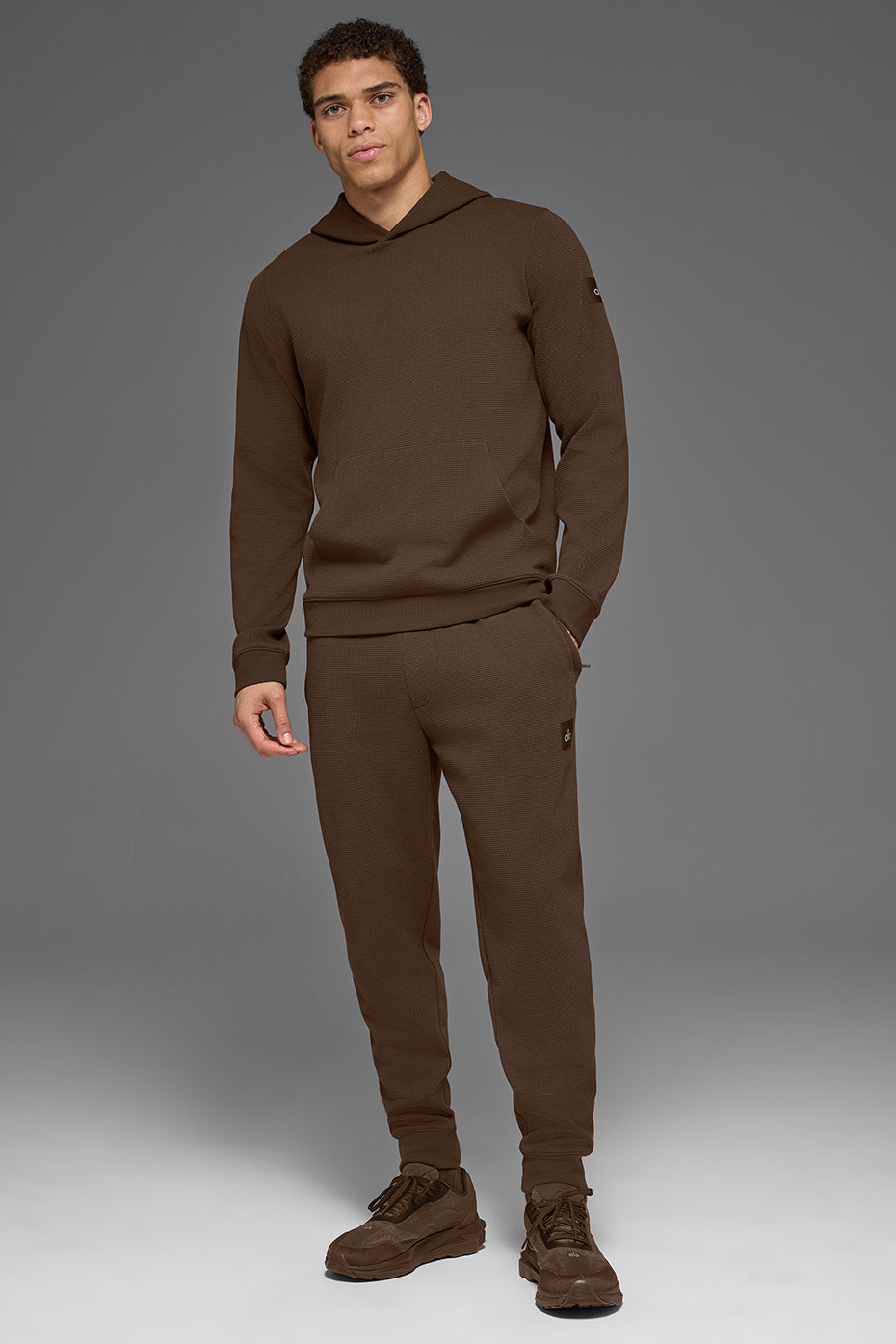 Waffle Lounge Hoodie - Espresso — photo 6