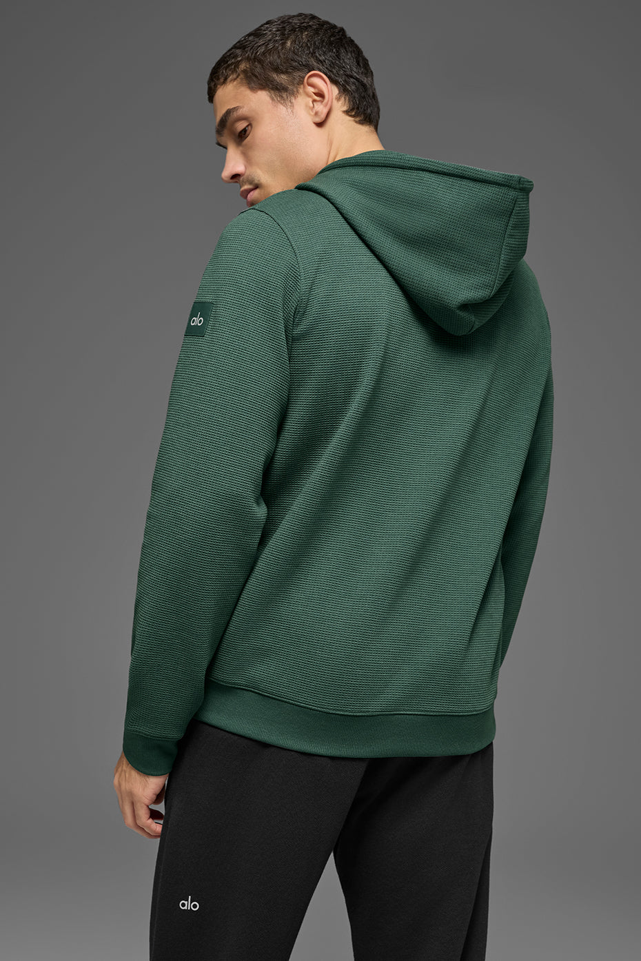 Waffle Lounge Hoodie - Clover Green — photo 2
