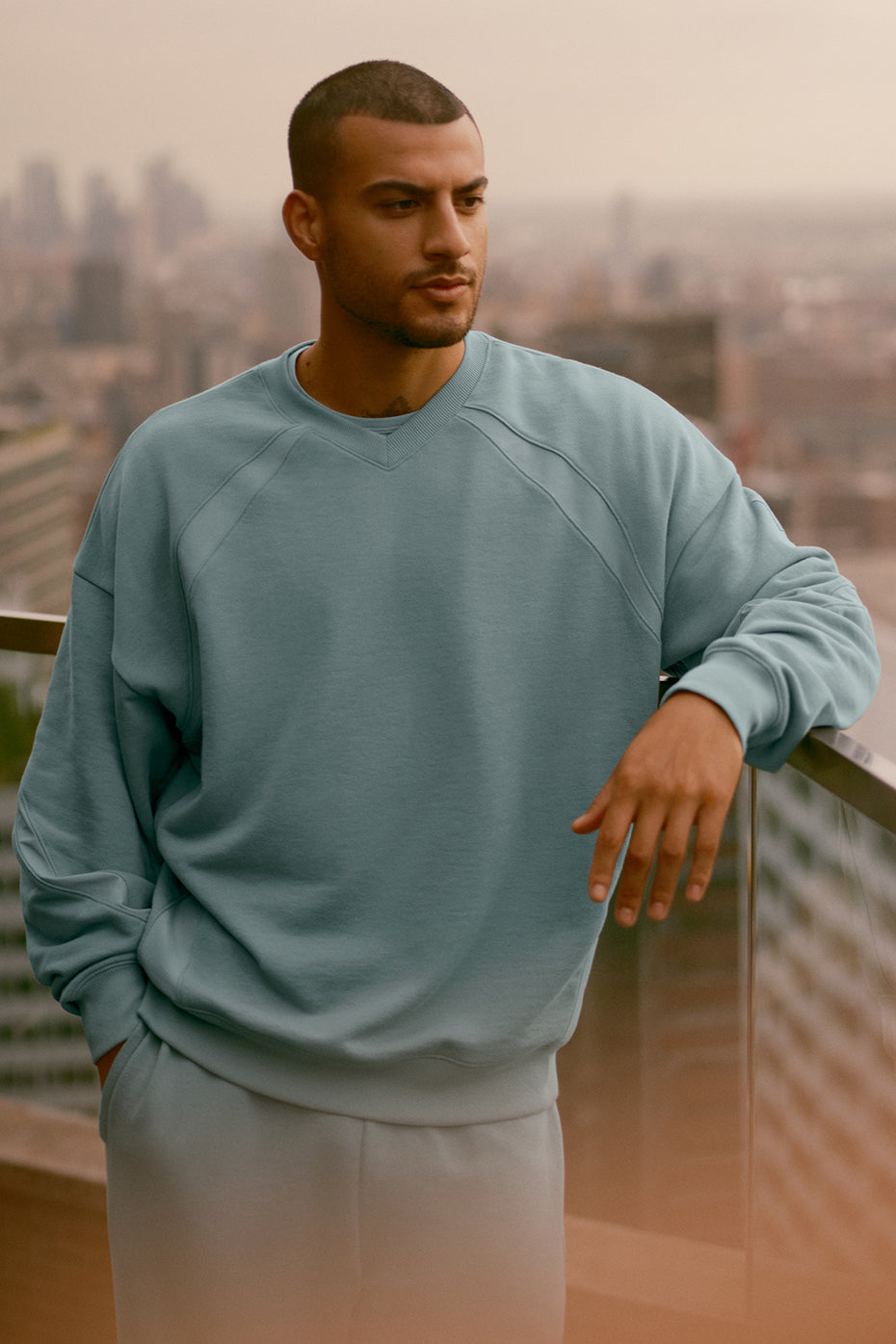 Field Crew Neck Sweatshirt - Desert Sage — photo 1