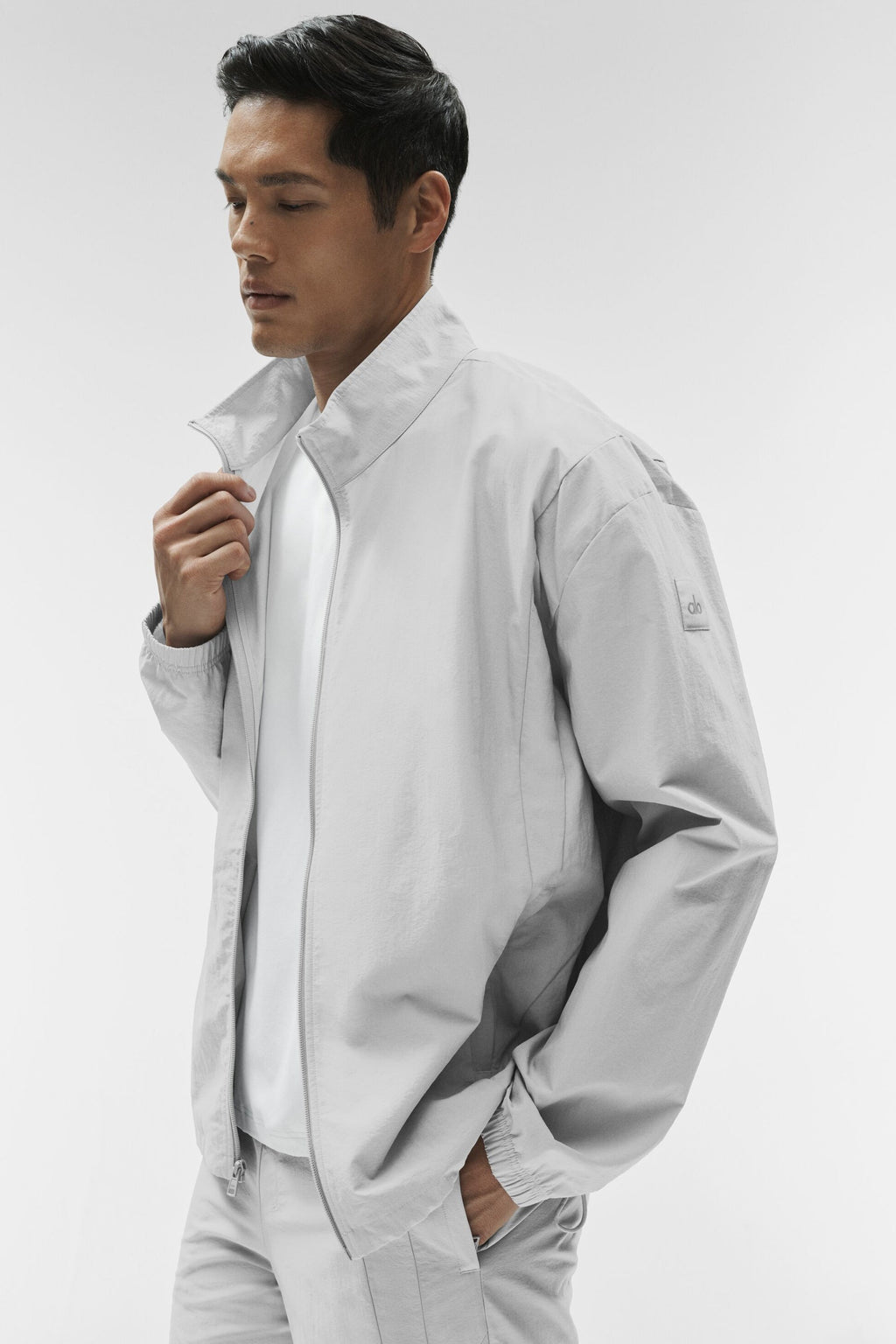 Takeaway Track Full Zip Jacket - Titanium — photo 3