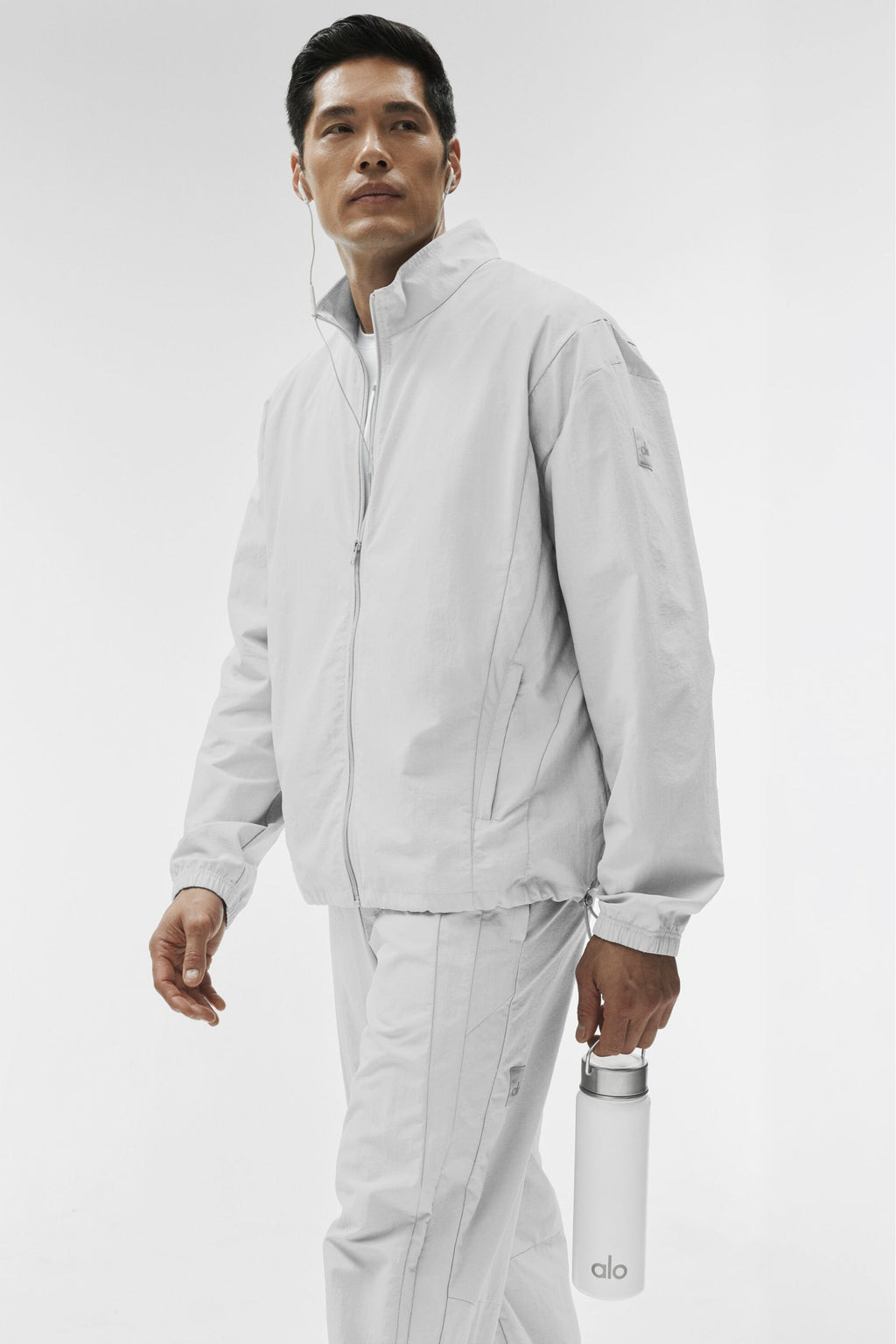 Takeaway Track Full Zip Jacket - Titanium — photo 2