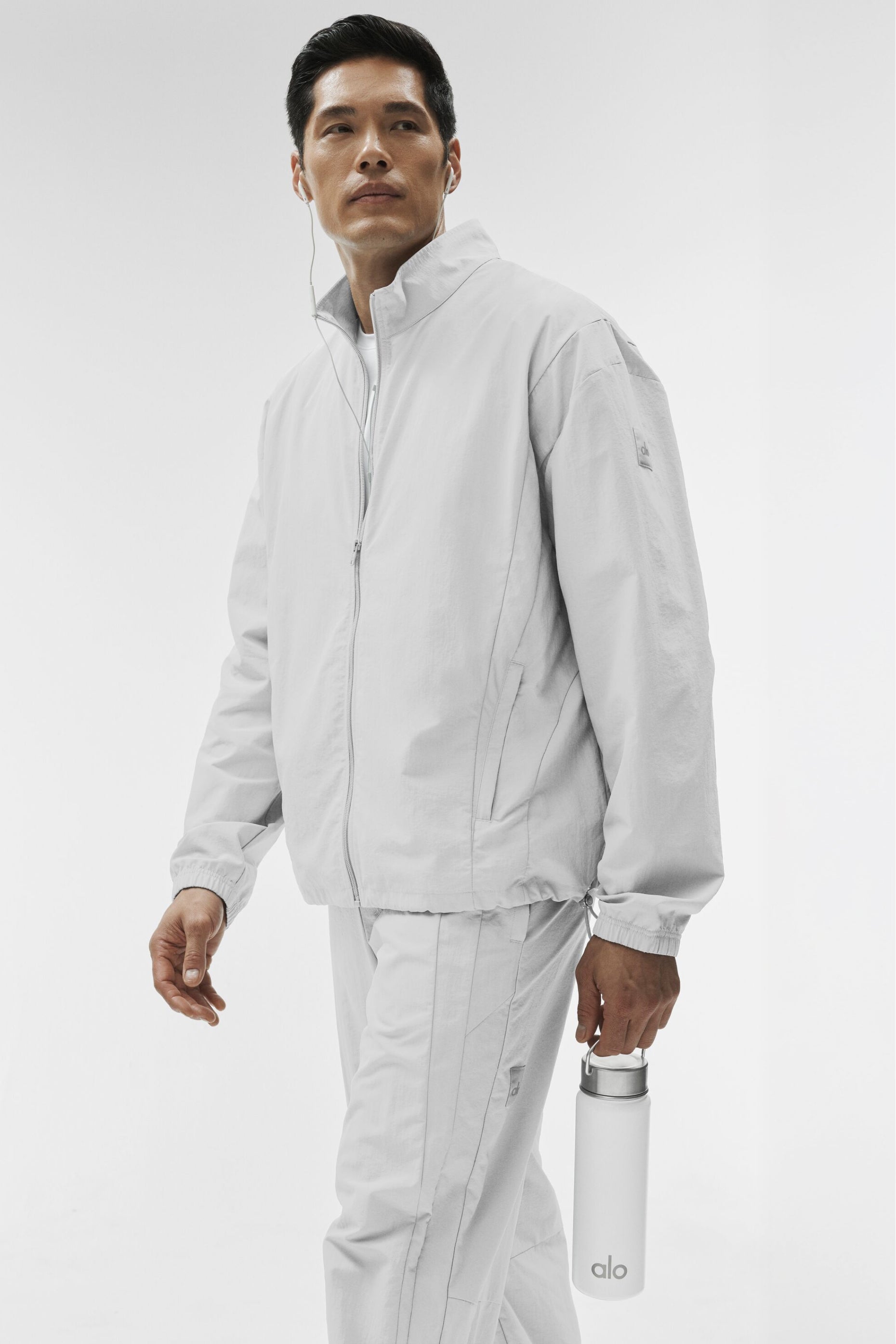Takeaway Track Full Zip Jacket - Titanium — photo 2
