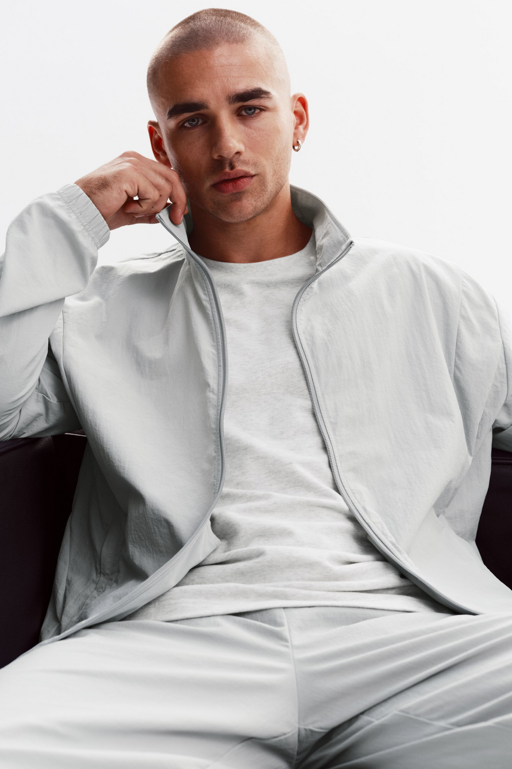 Takeaway Track Full Zip Jacket - Titanium — photo 1