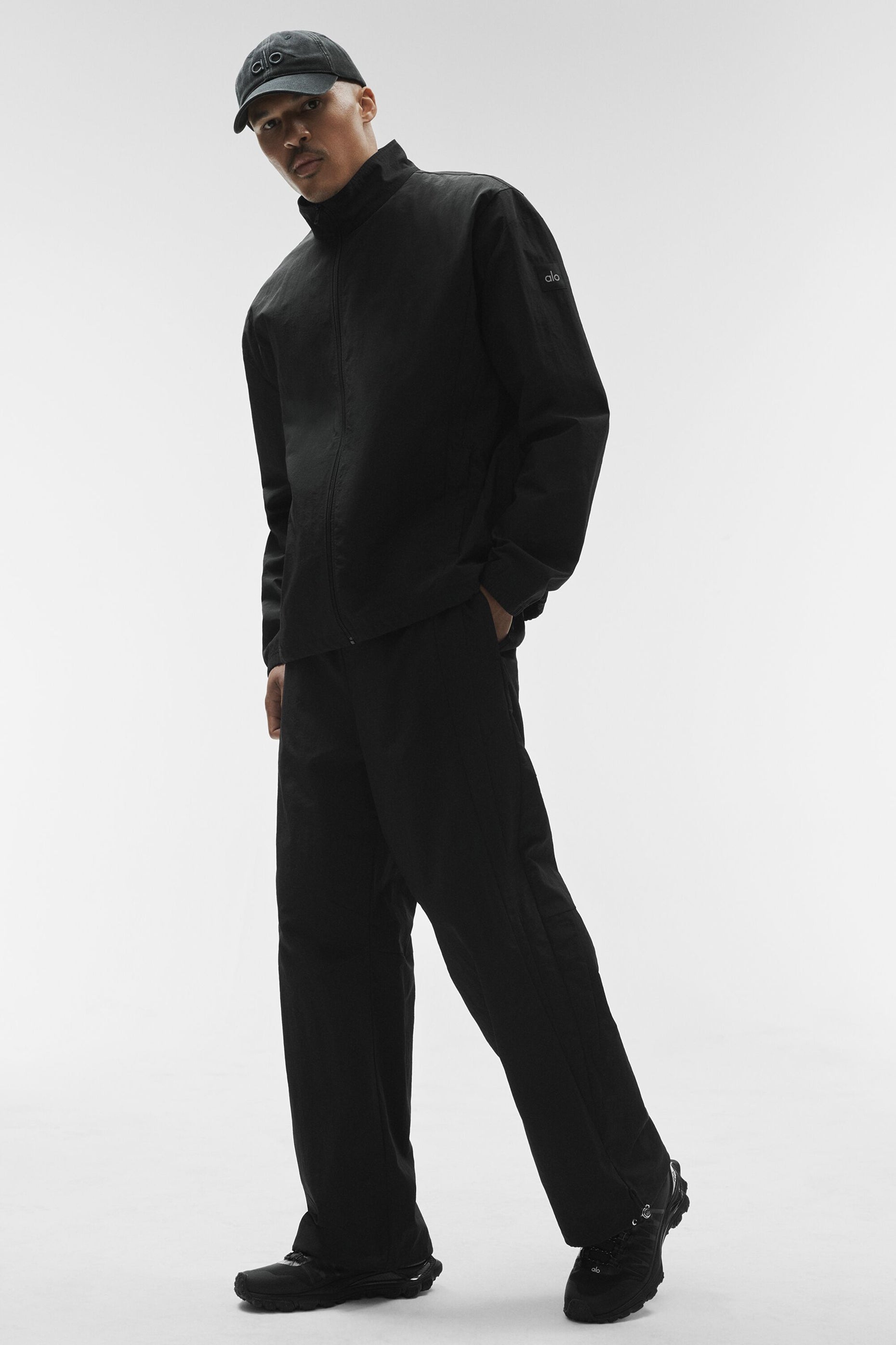 Takeaway Track Full Zip Jacket - Black — photo 6