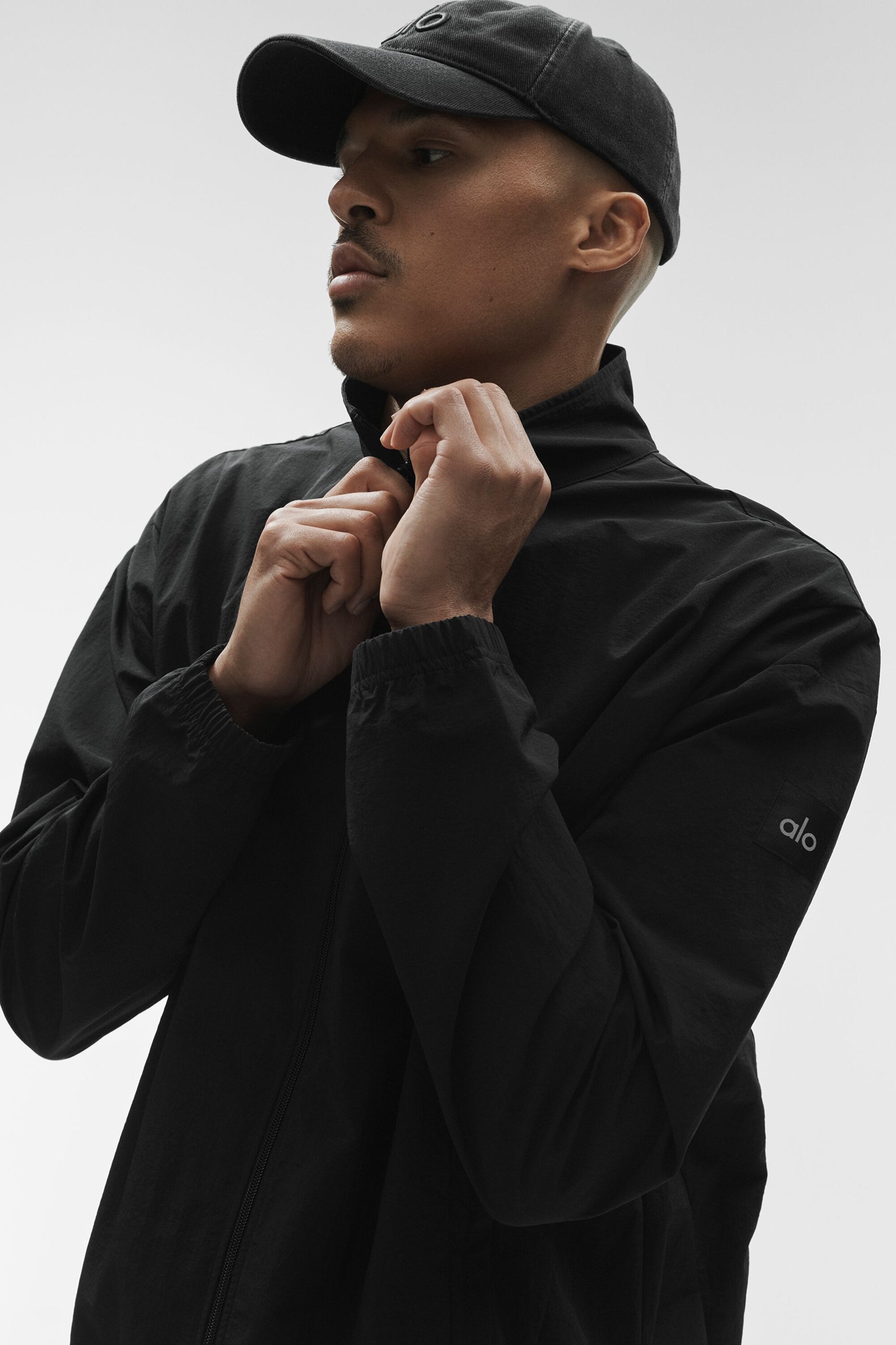 Takeaway Track Full Zip Jacket - Black — photo 5