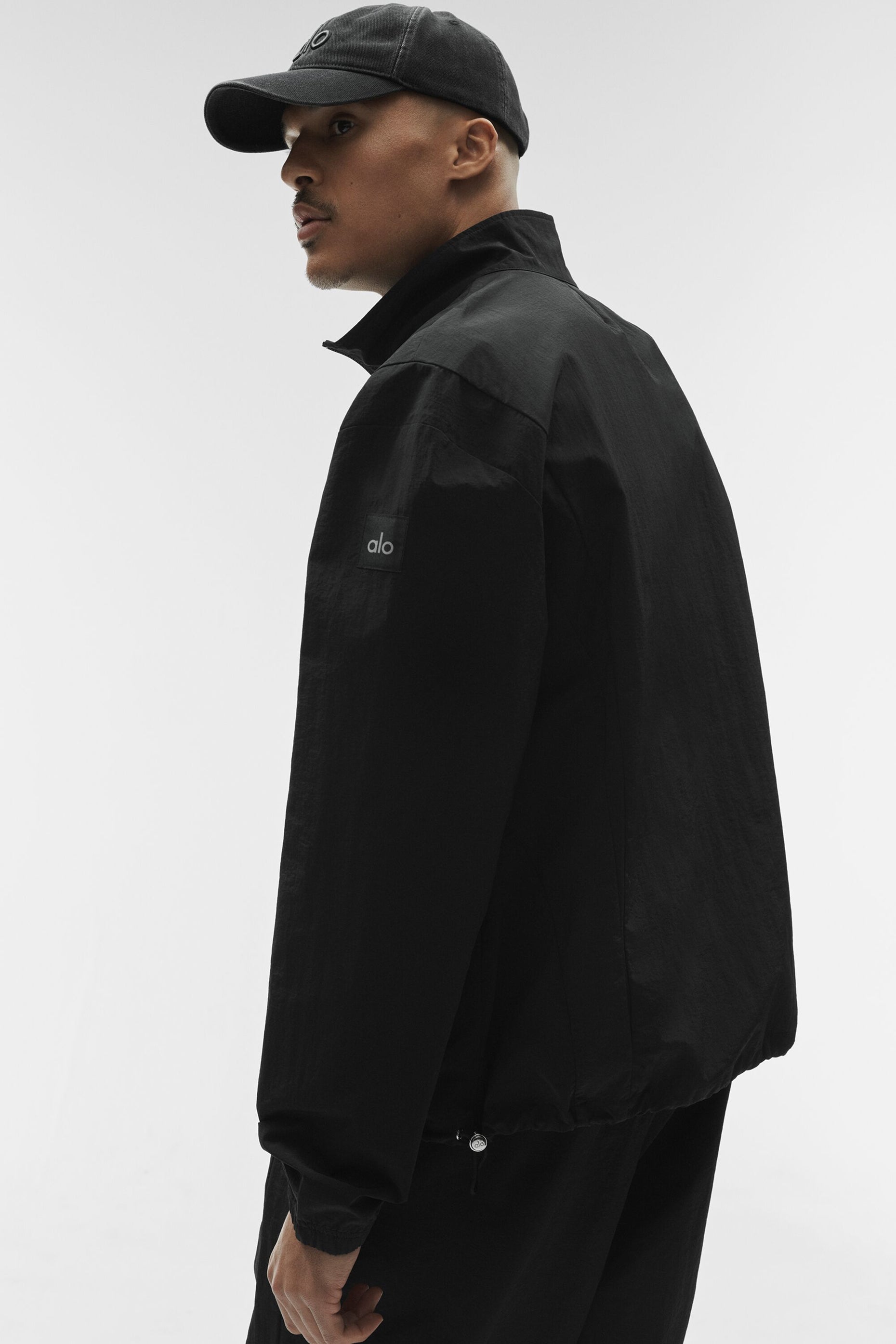 Takeaway Track Full Zip Jacket - Black — photo 4