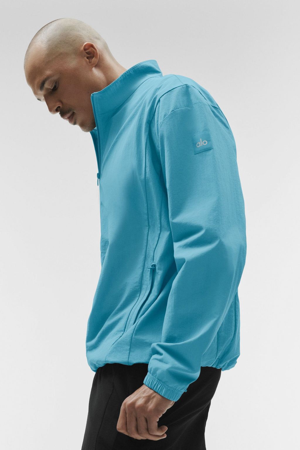 Takeaway Track Full Zip Jacket - Blue Breeze — photo 4