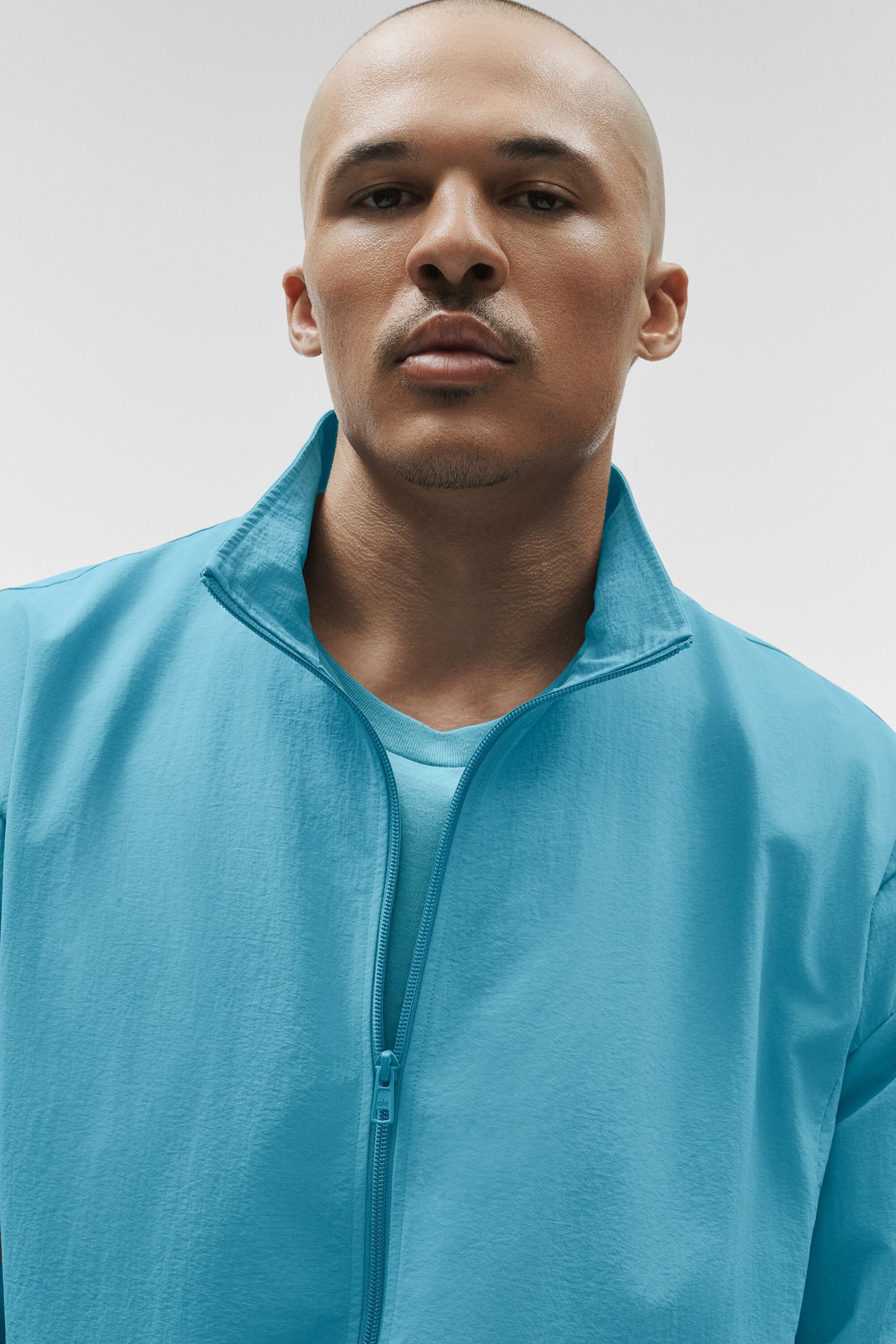 Takeaway Track Full Zip Jacket - Blue Breeze — photo 5