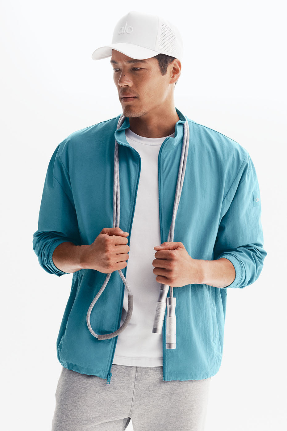Takeaway Track Full Zip Jacket - Blue Breeze — photo 1