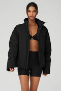Stretch Woven Street Puffer - Black — photo 1