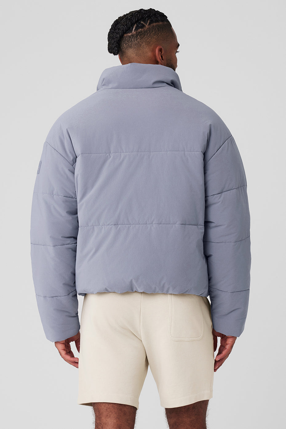 Stretch Woven Street Puffer - Fog — photo 2
