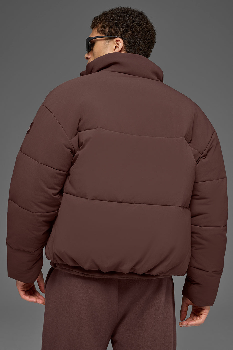 Stretch Woven Street Puffer - Brownstone — photo 2
