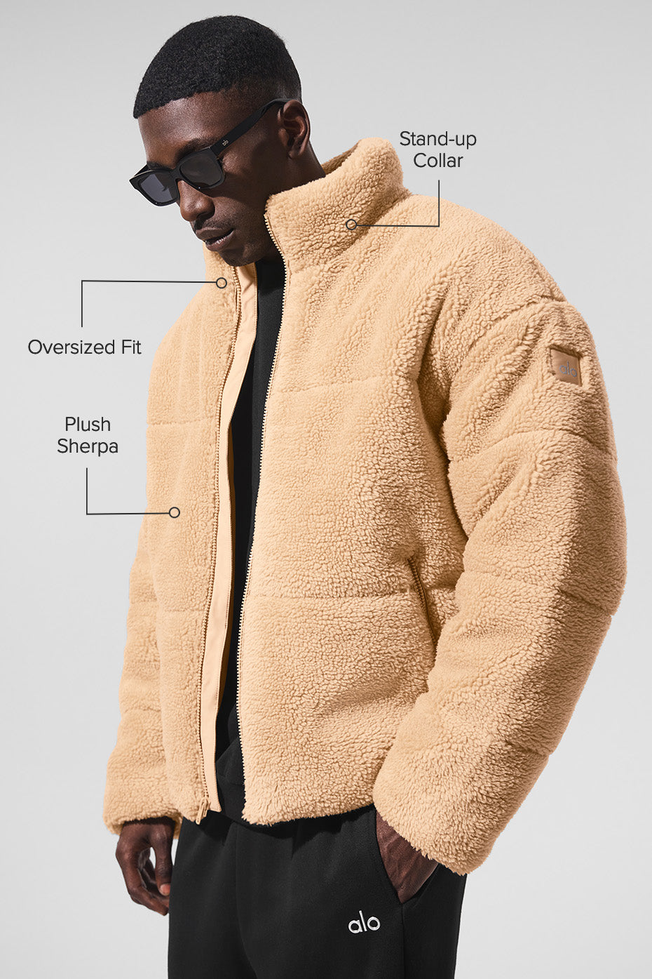 Sherpa Stage Puffer - Camel — photo 2