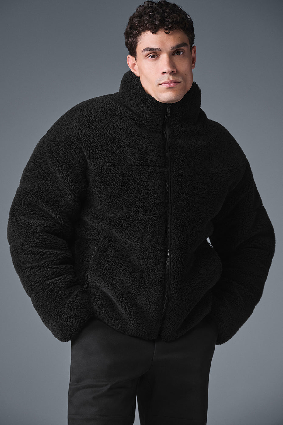 Sherpa Stage Puffer - Black — photo 1