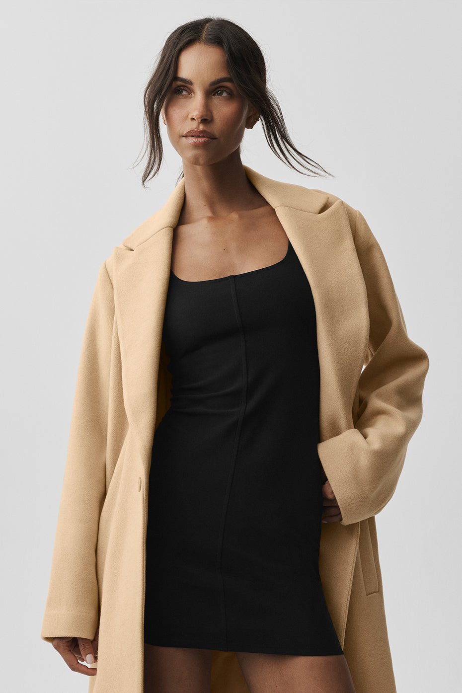 Wool Gameday Overcoat - Camel — photo 3