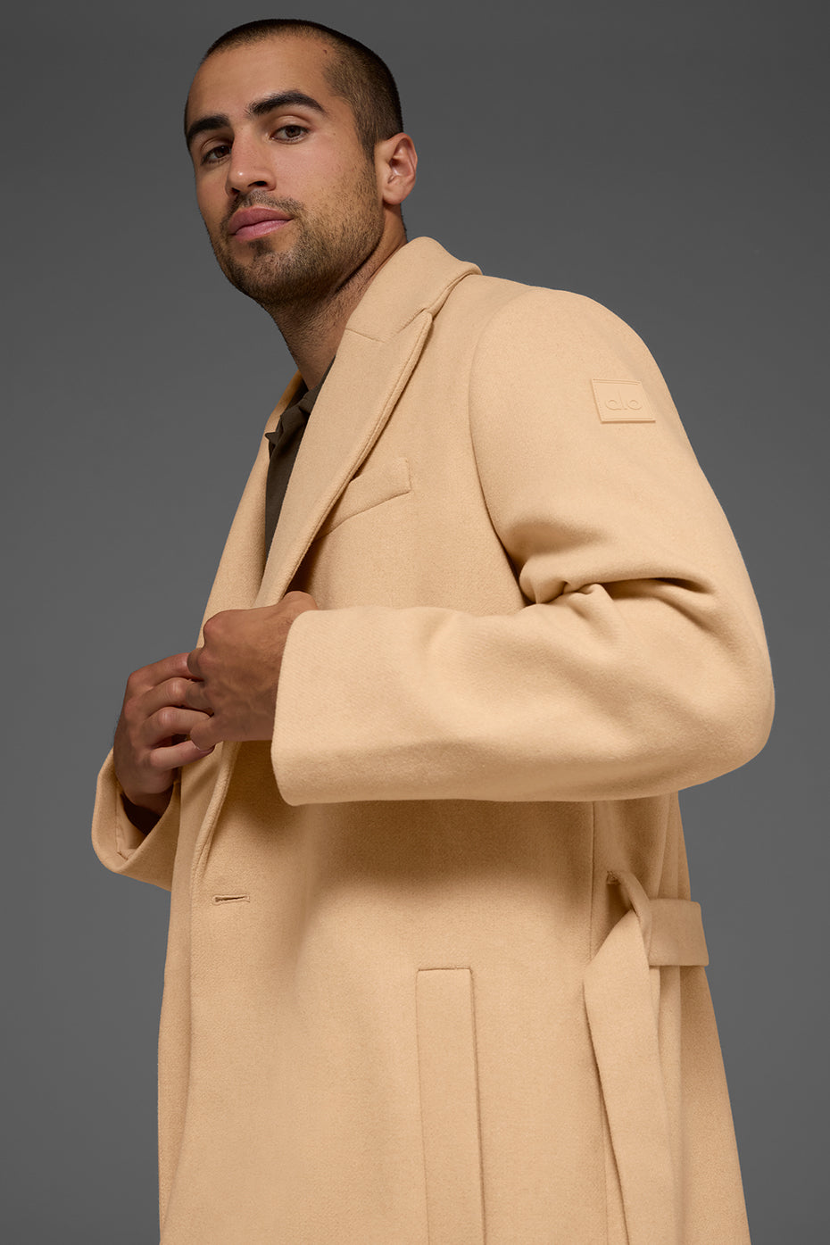 Wool Gameday Overcoat - Camel — photo 3