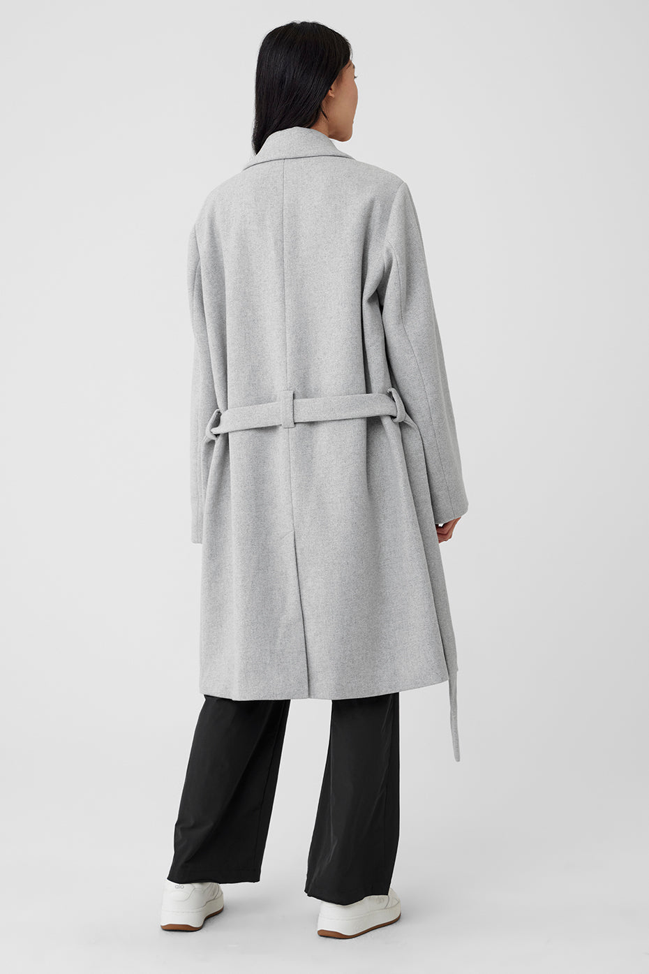 Wool Gameday Overcoat - Athletic Heather Grey — photo 2
