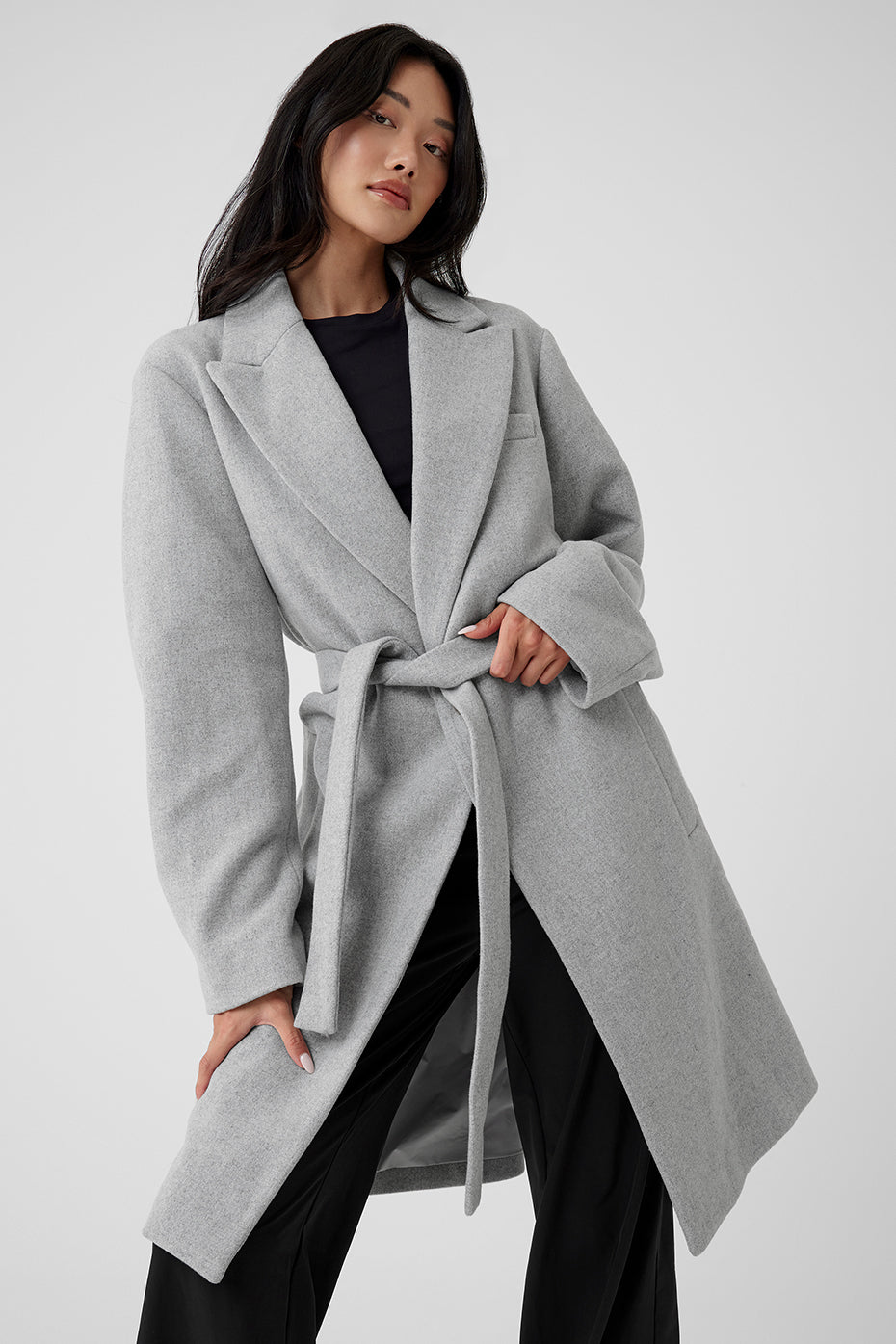 Wool Gameday Overcoat - Athletic Heather Grey — photo 5