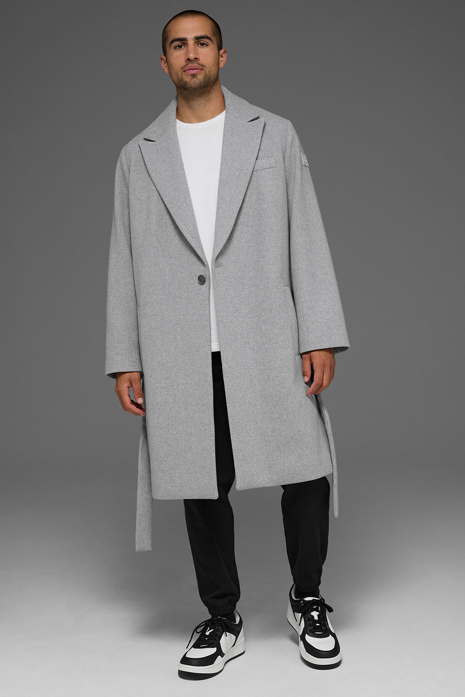 Wool Gameday Overcoat - Athletic Heather Grey — photo 1