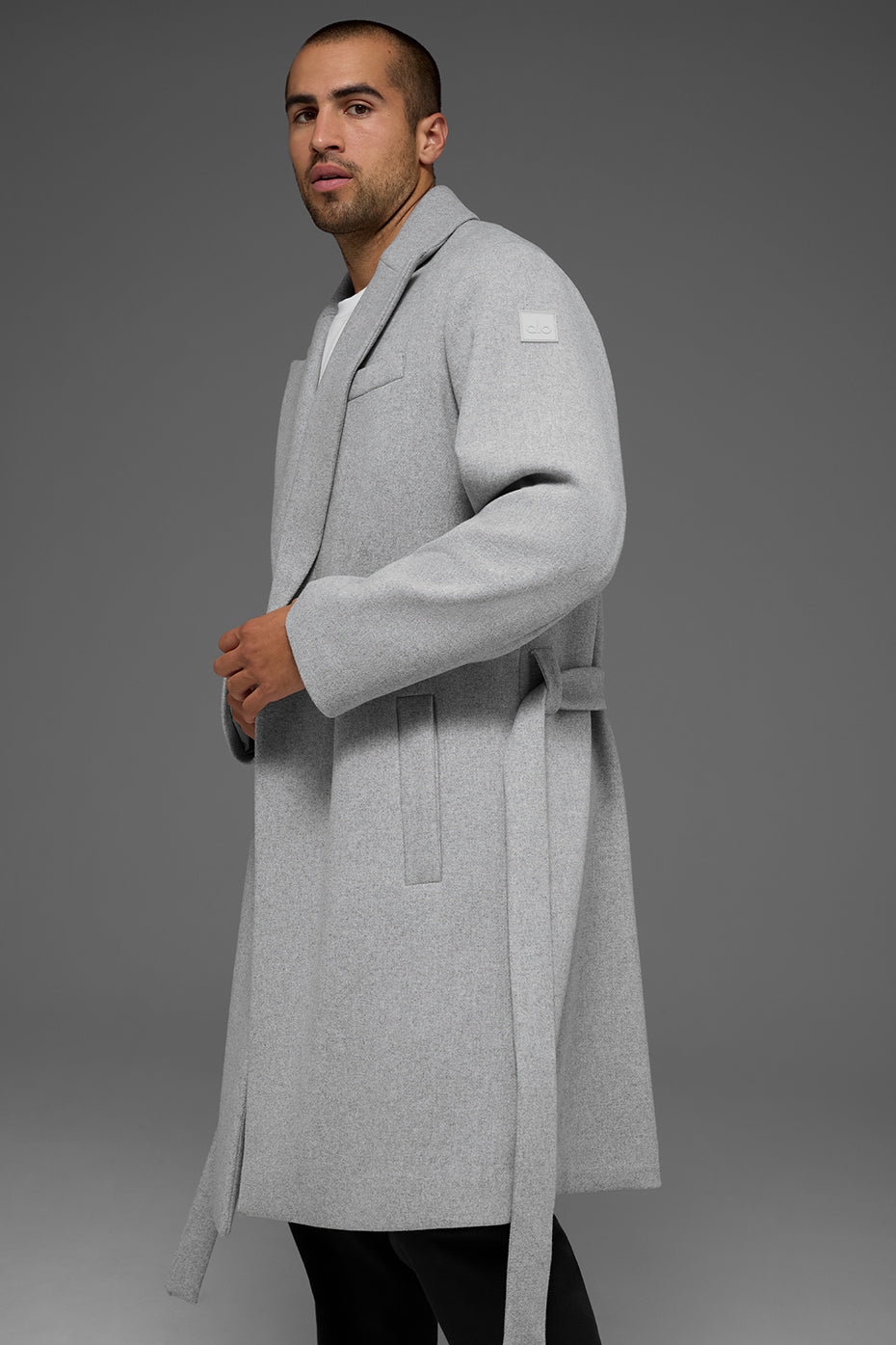 Wool Gameday Overcoat - Athletic Heather Grey — photo 4