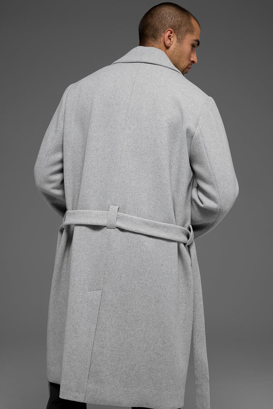 Wool Gameday Overcoat - Athletic Heather Grey — photo 3