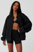 Renown Varsity Jacket - Black — photo 1