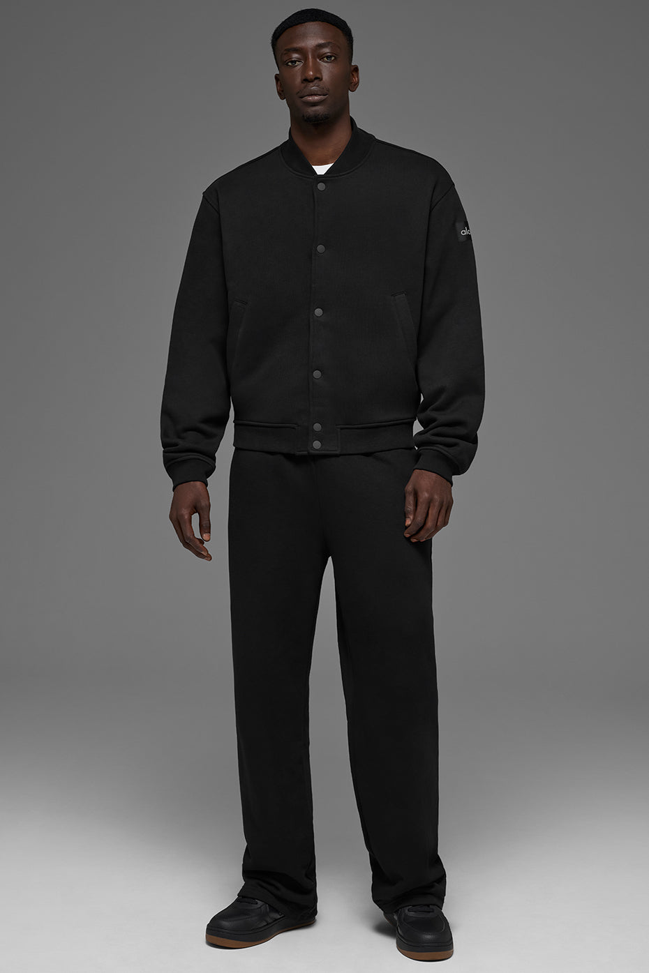 Renown Varsity Jacket - Black — photo 4