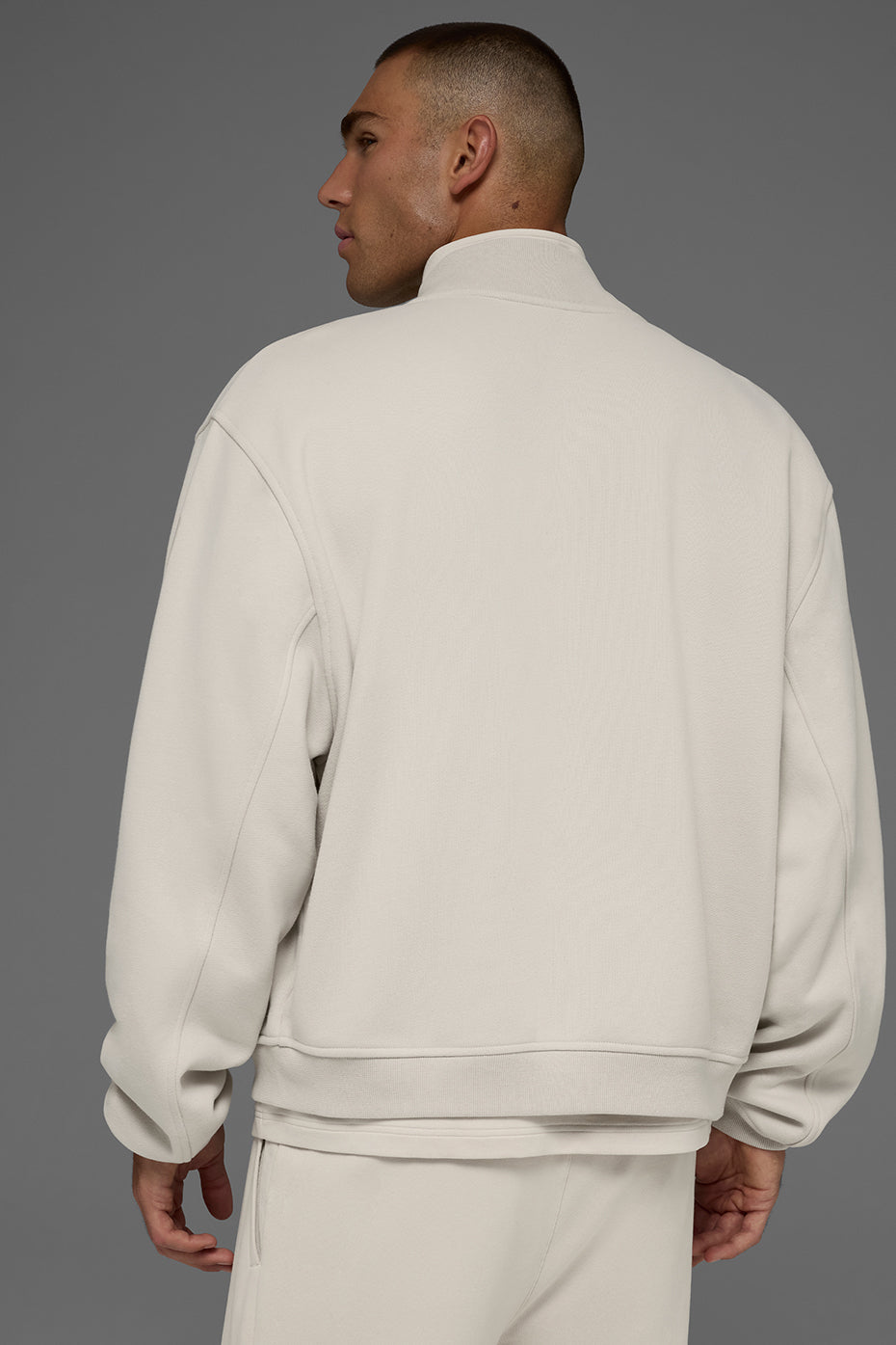Renown Varsity Jacket - Bone — photo 4