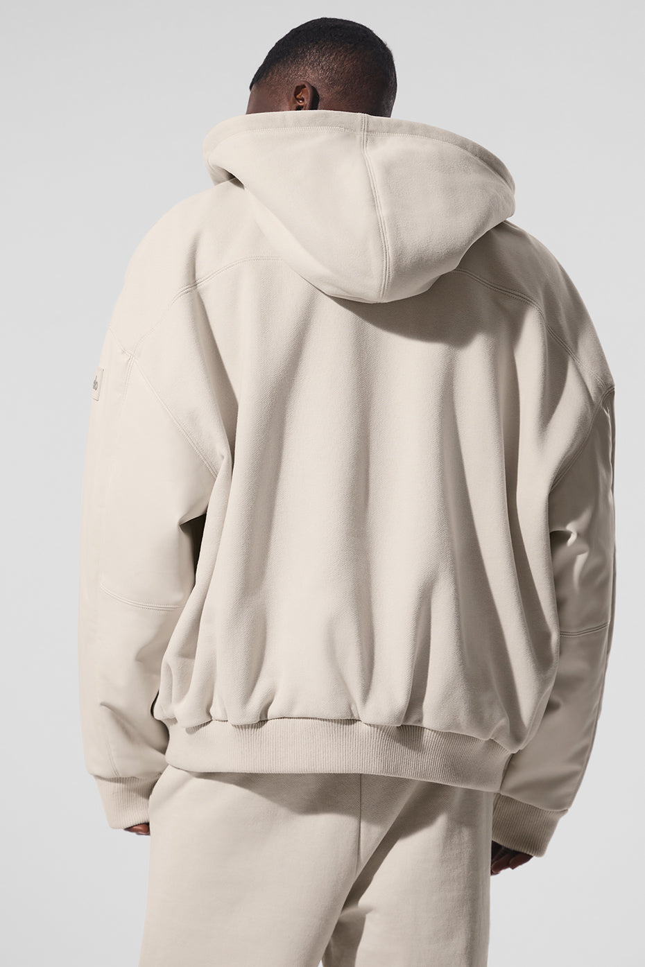 Select Hooded Bomber Jacket - Bone — photo 2