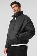 Latitude Light Weight 1/2 Zip Pullover Jacket - Black — photo 1