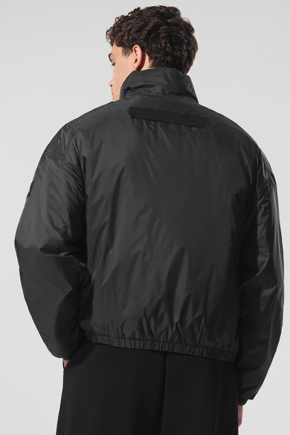 Latitude Light Weight 1/2 Zip Pullover Jacket - Black — photo 3
