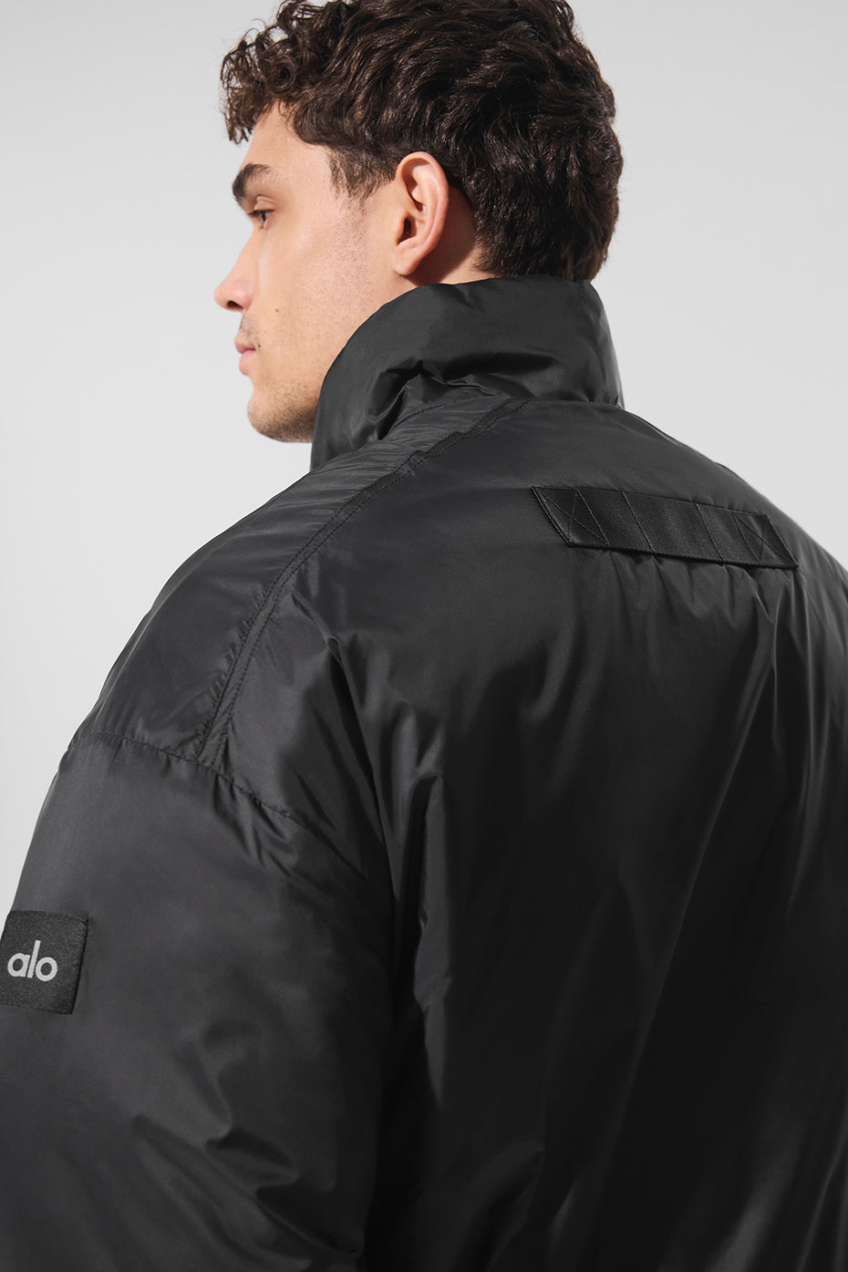 Latitude Light Weight 1/2 Zip Pullover Jacket - Black — photo 4