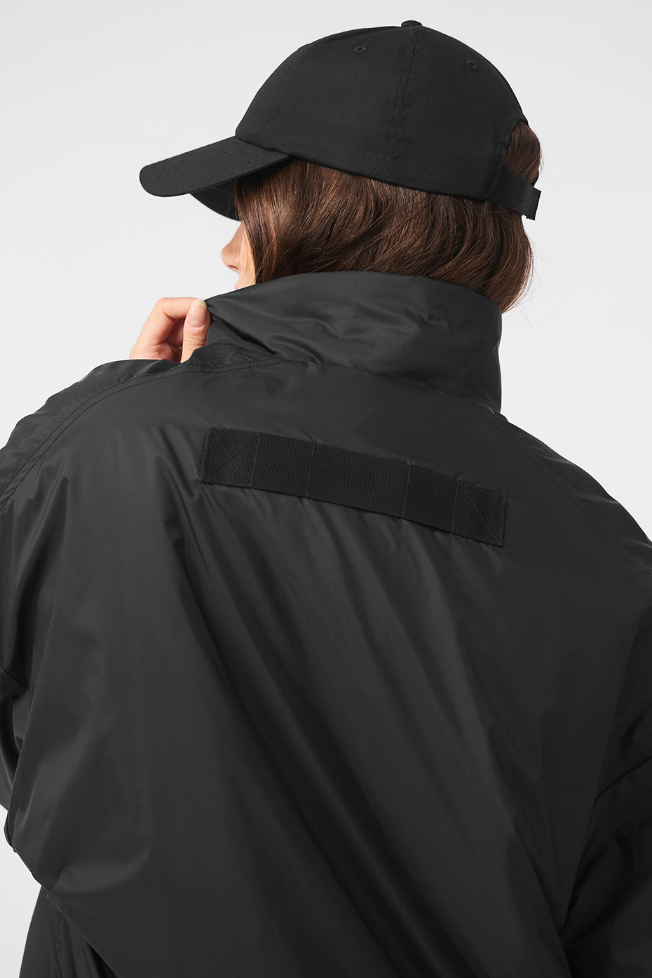 Latitude Light Weight 1/2 Zip Pullover Jacket - Black — photo 5