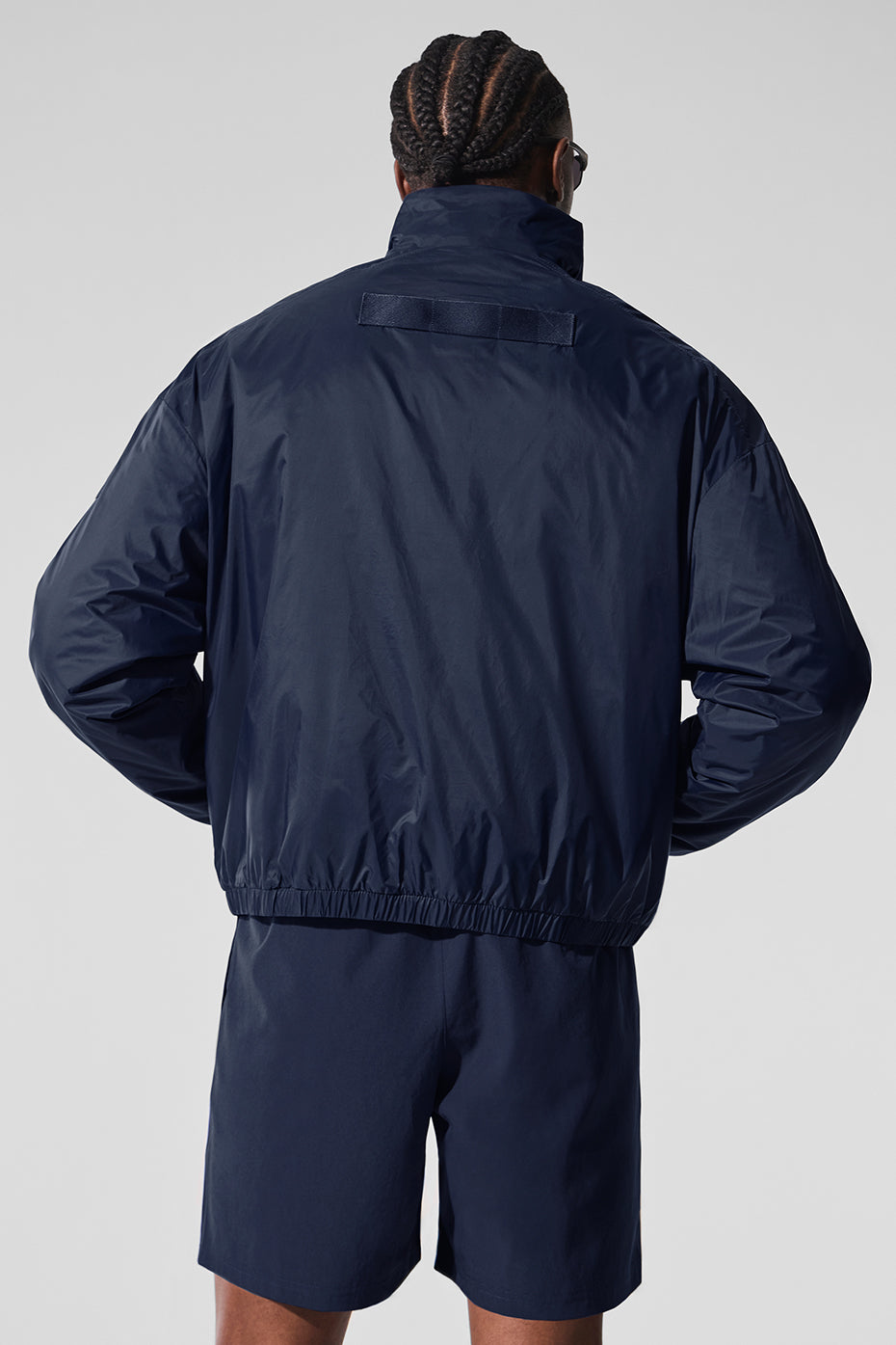 Latitude Light Weight 1/2 Zip Pullover Jacket - Navy — photo 2