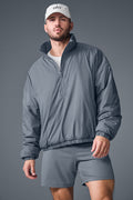Latitude Light Weight 1/2 Zip Pullover Jacket - Steel Grey — photo 1